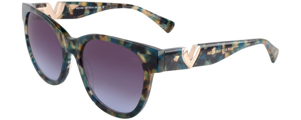 Agatha Ruiz de la Prada AR 21406/530 sl. — zelená s havana vzorem