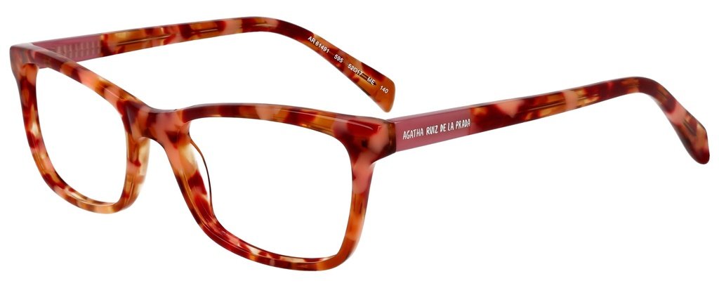 Agatha Ruiz de la Prada AR 61491/595 — havana hnědá s červenými a oranžovými tóny