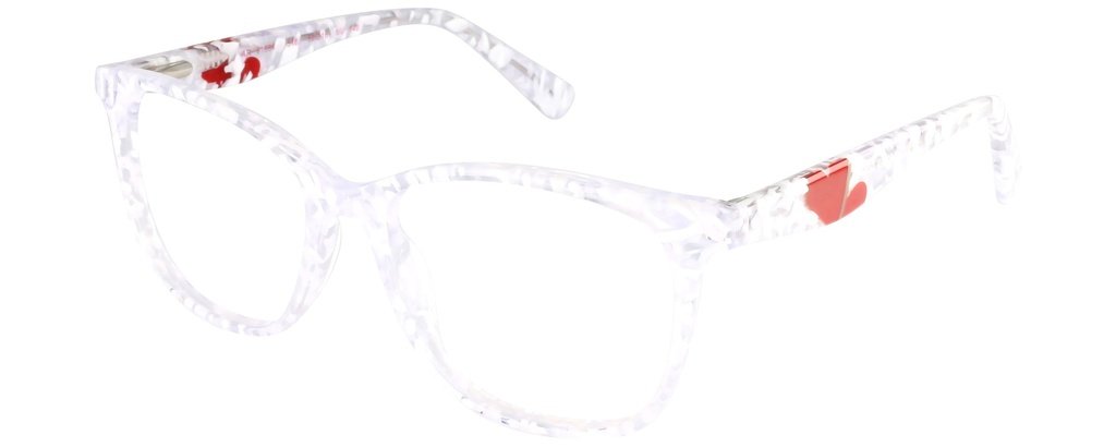 Agatha Ruiz de la Prada AR 61684/518 — průhledná s bílým vzorem