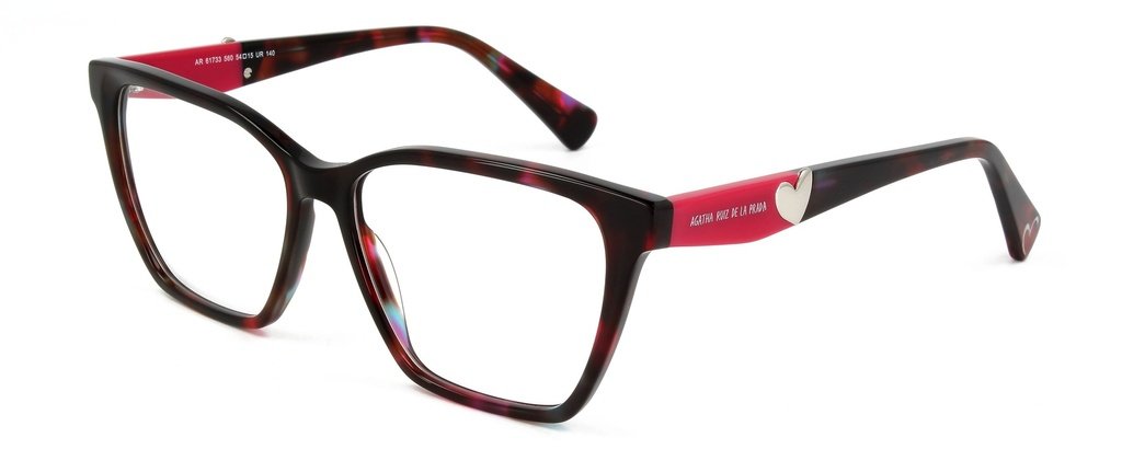 Agatha Ruiz de la Prada AR 61733/565 — tmavě hnědá s přechody do vínové a fialové