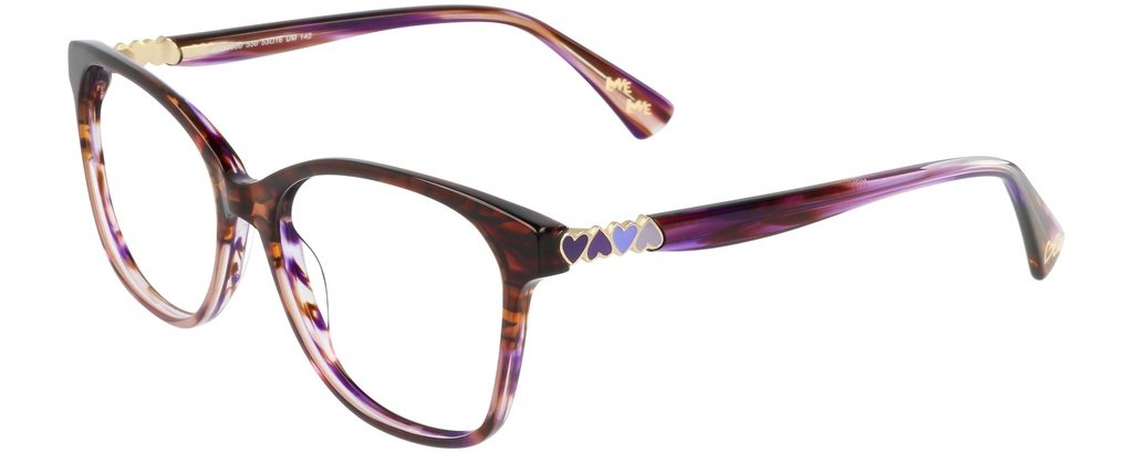Agatha Ruiz de la Prada AR 80000/550 — hnědá s fialovými a oranžovými pruhy