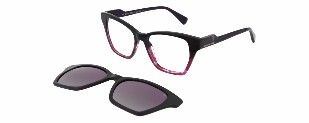 Agatha Ruiz de la Prada AR 89008/599 — černá s fialovým a růžovým přechodem