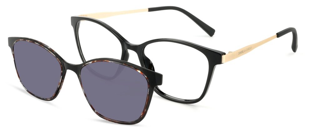 Diane de Carlo DC 59900/512 clip — černá