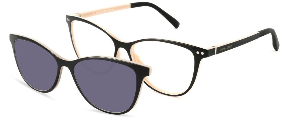 Diane de Carlo DC 59901/512 clip — černá
