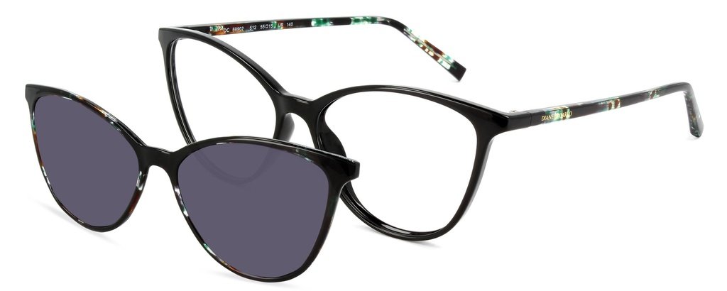 Diane de Carlo DC 59902 CLIP ON — černá