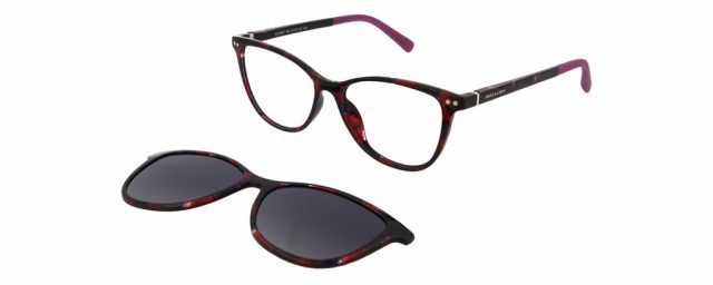 Diane de Carlo DC 59907/599 — tmavě červená s fialovou