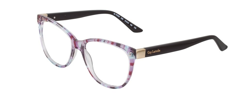 Guy Laroche GL 76280/599 — fialová a světle modrá s pruhy
