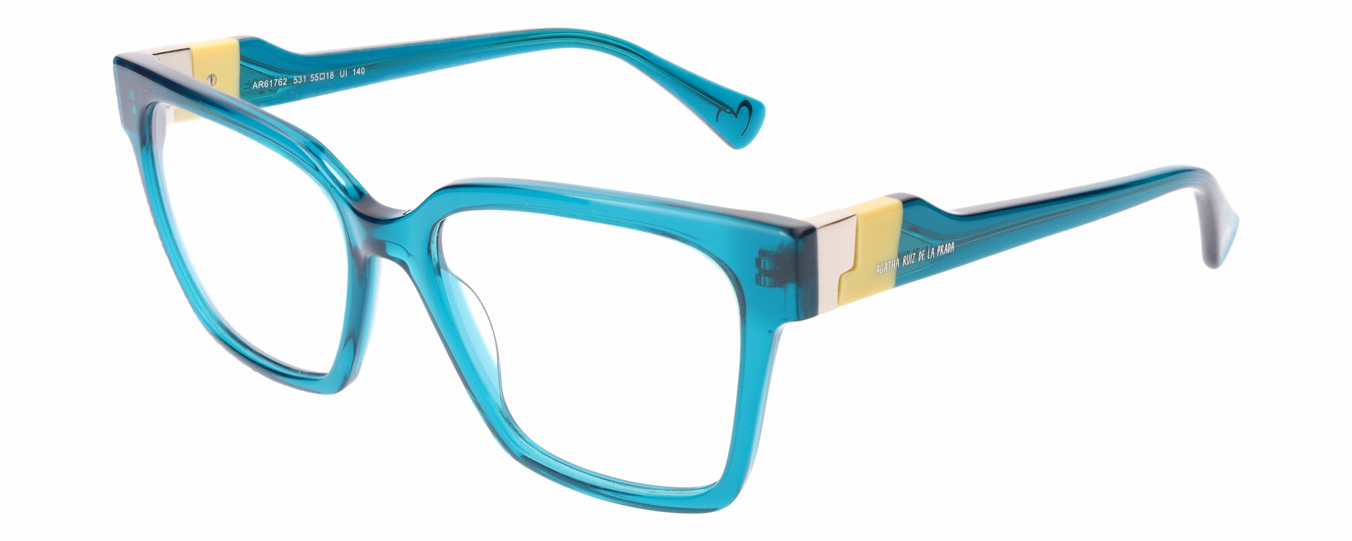 Agatha Ruiz de la Prada AR 61762 — black with pink accents and dark temples