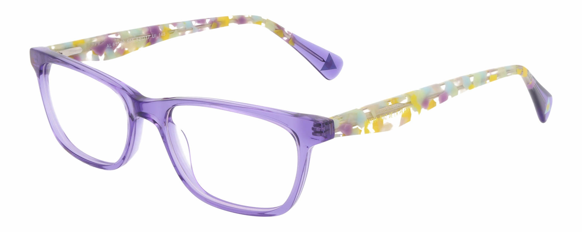 Agatha Ruiz de la Prada AL 63192/555 — lavender with yellow floral temples