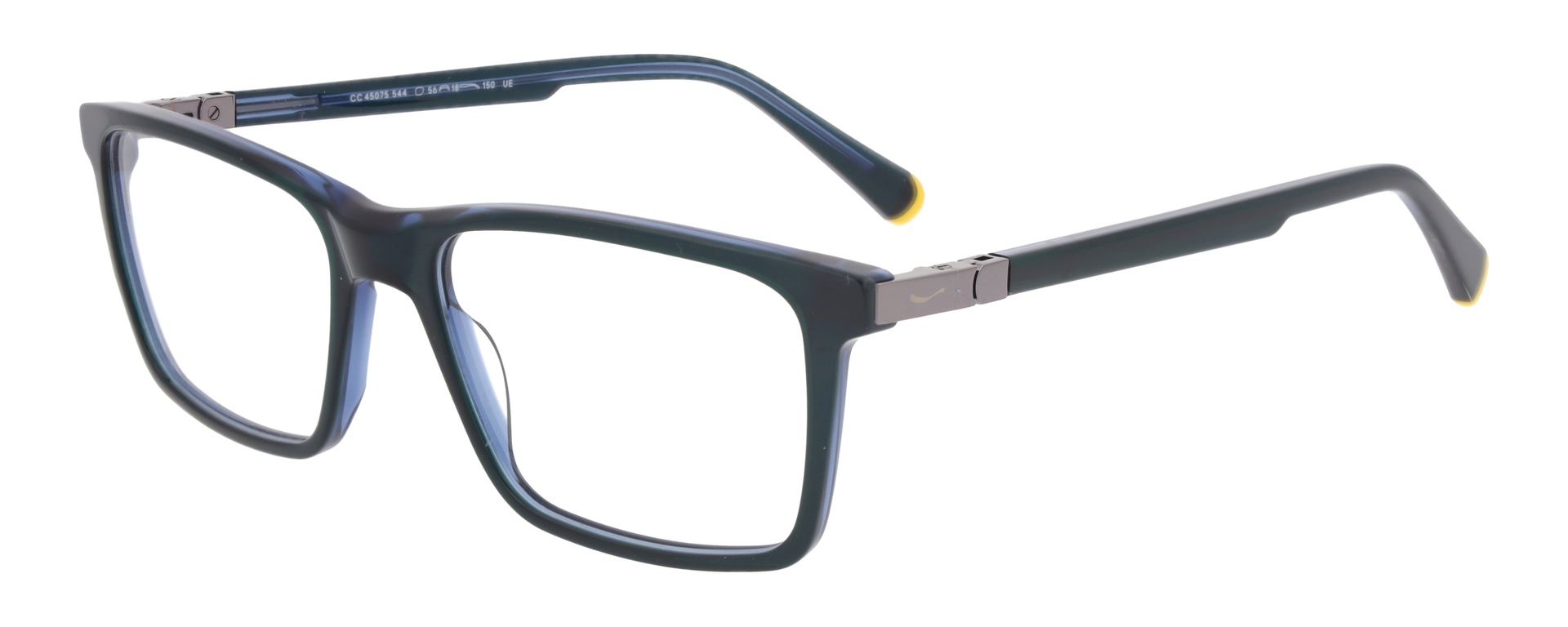 Coca Cola CC 45075/512 — black with gray temples and orange tips