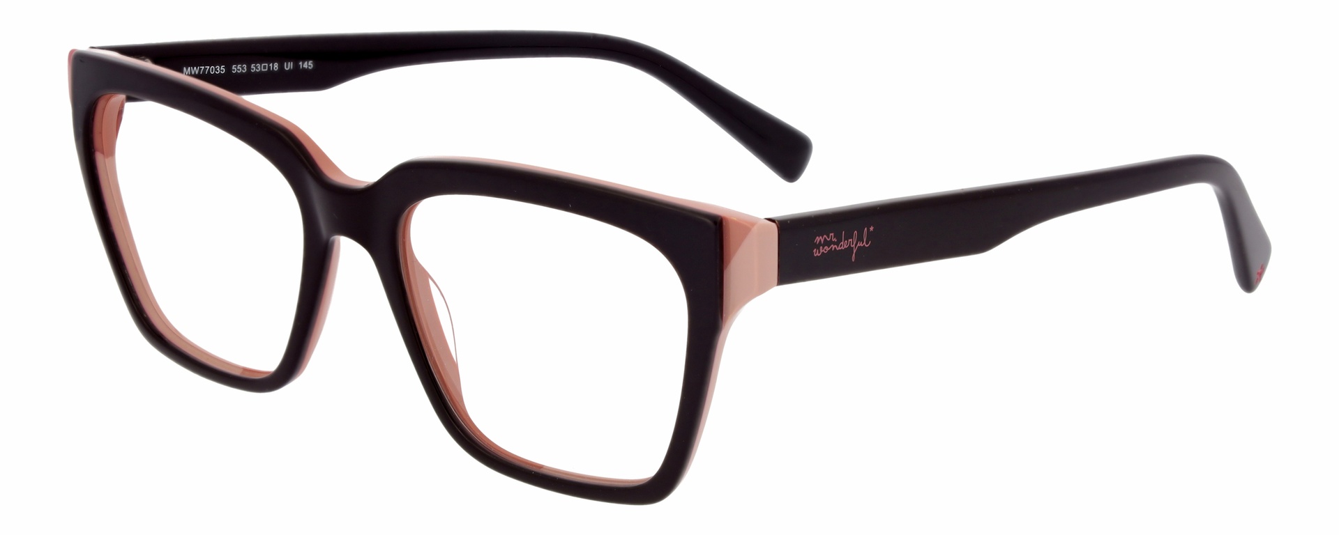 Mr. Wonderful MW 77035/553 — dark brown with pinkish nude accents