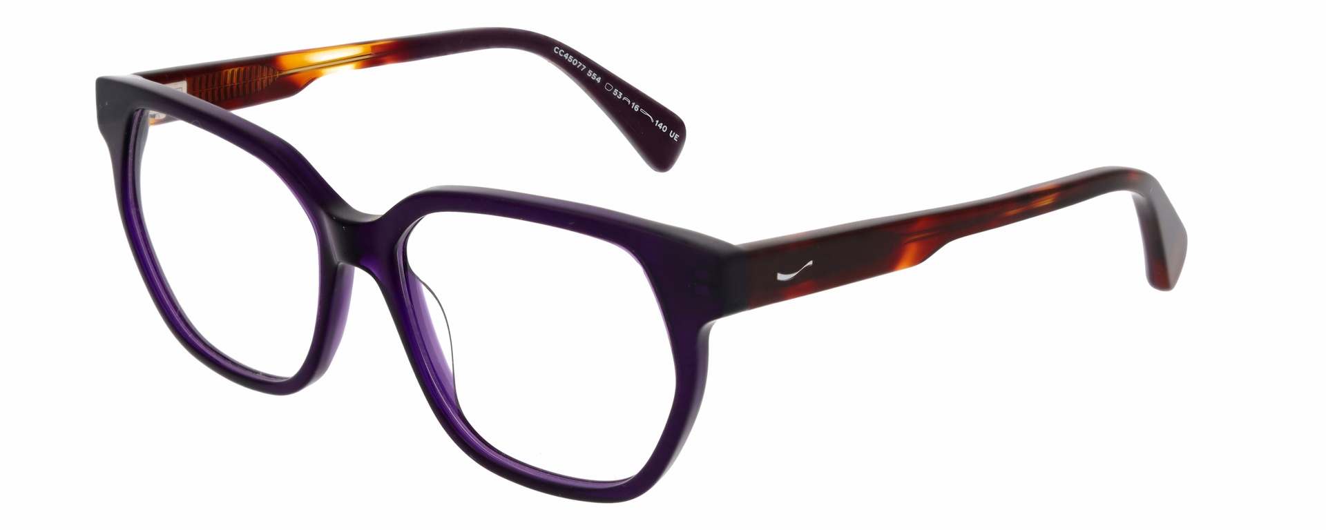 Coca Cola CC 45077/512 — dark purple with tortoiseshell temples